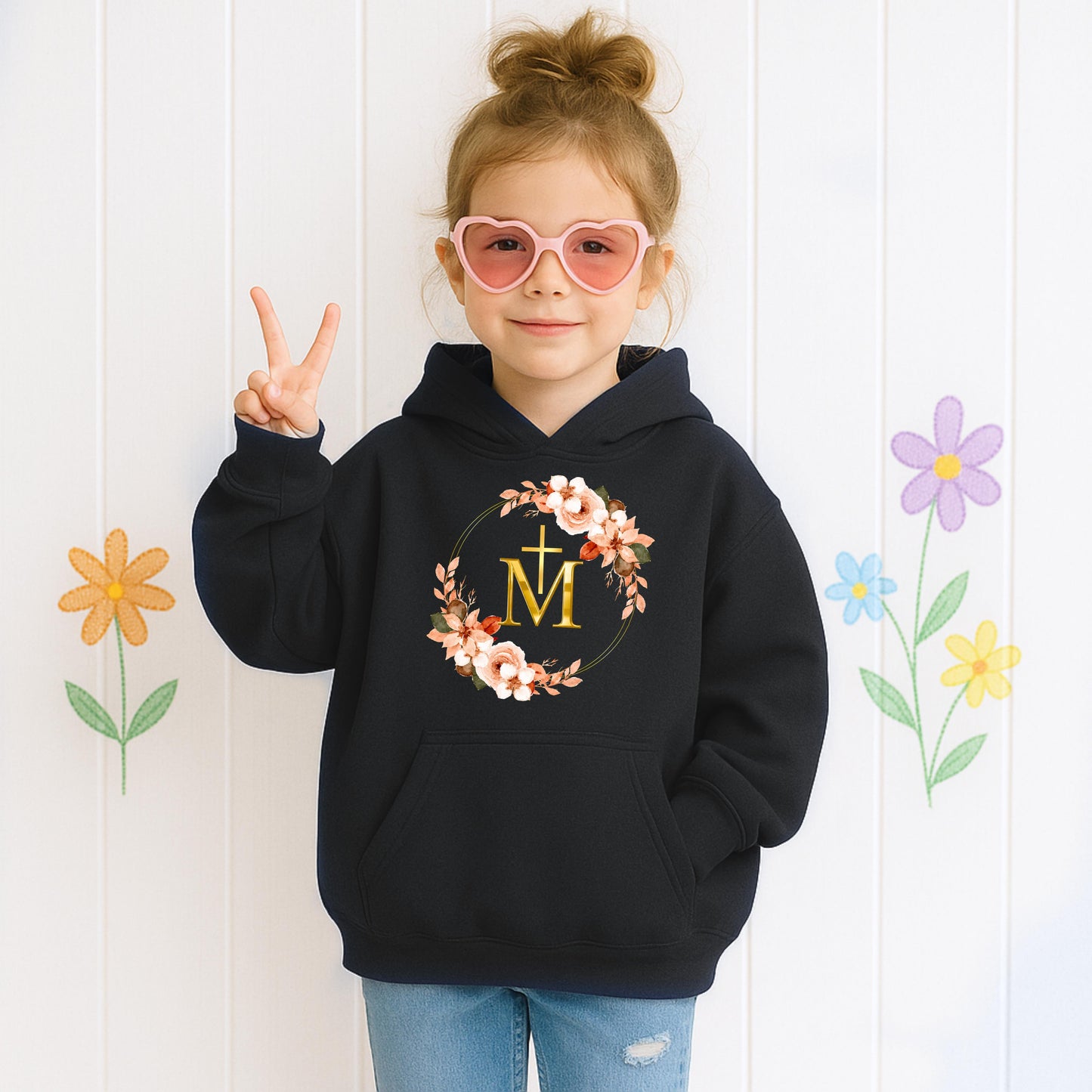 Marian Cross Floral