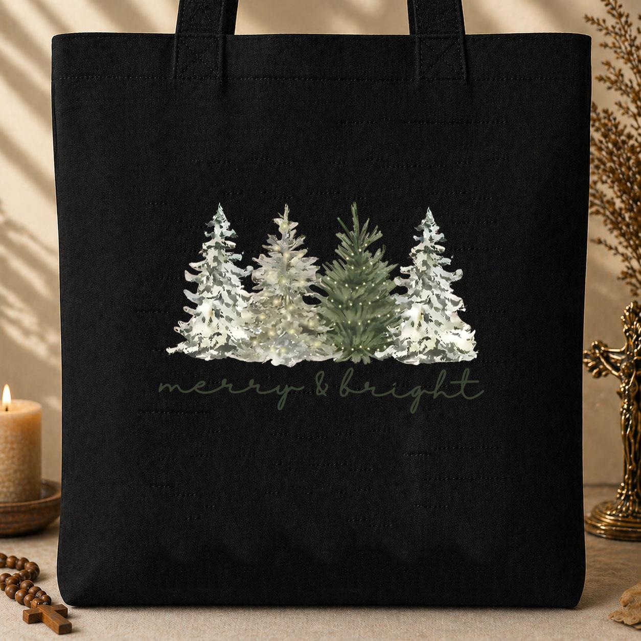 Merry And Bright Tote Bag