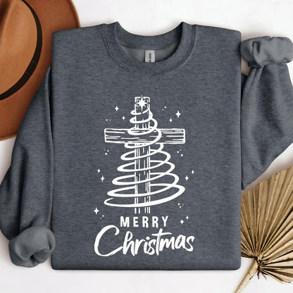 Merry Christmas Cross 01