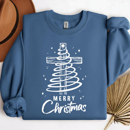 Merry Christmas Cross 01