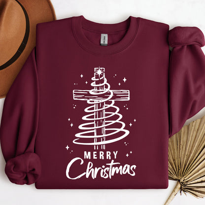 Merry Christmas Cross 01