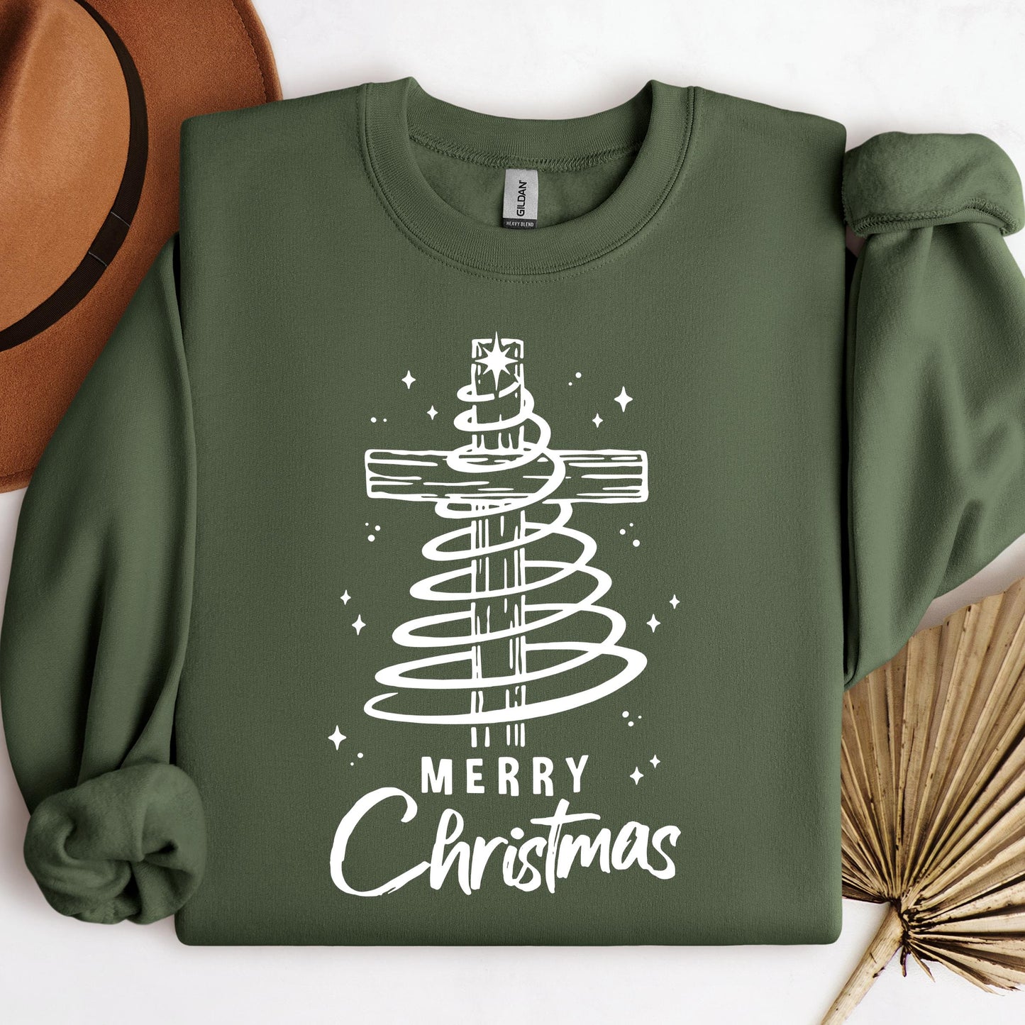 Merry Christmas Cross 01