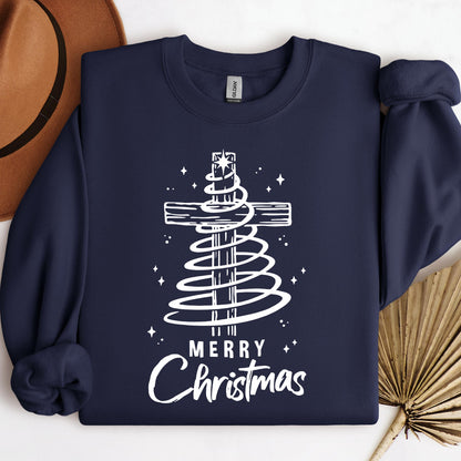 Merry Christmas Cross 01