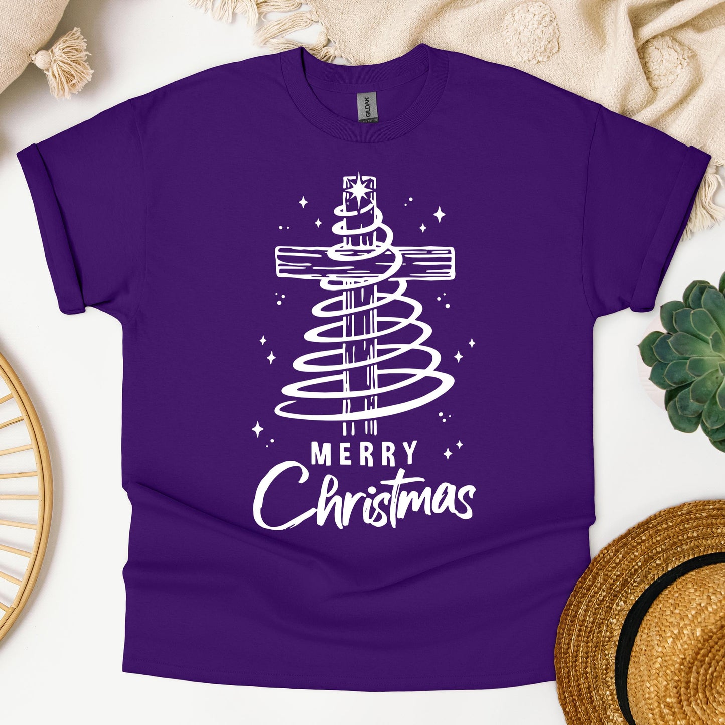 Merry Christmas Cross 01