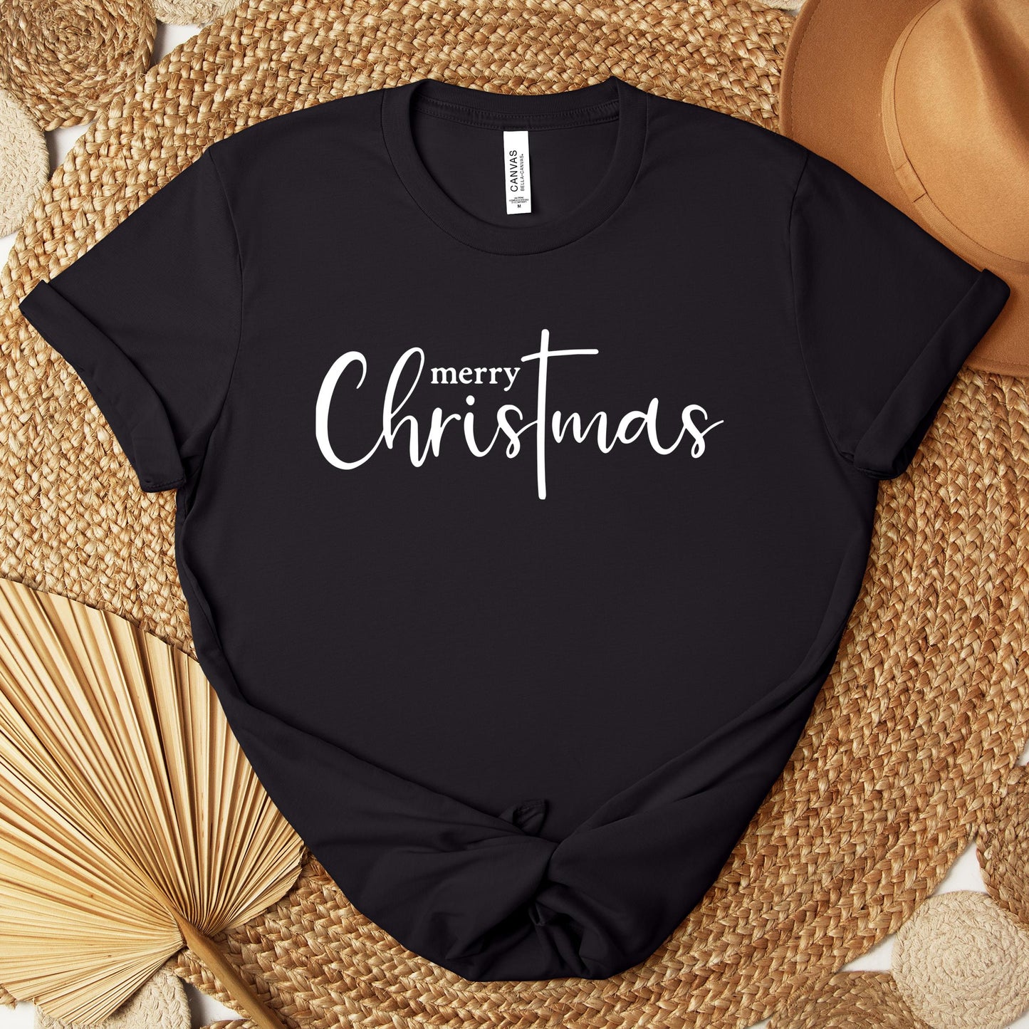 Merry Christmas Cross Premium T-shirt