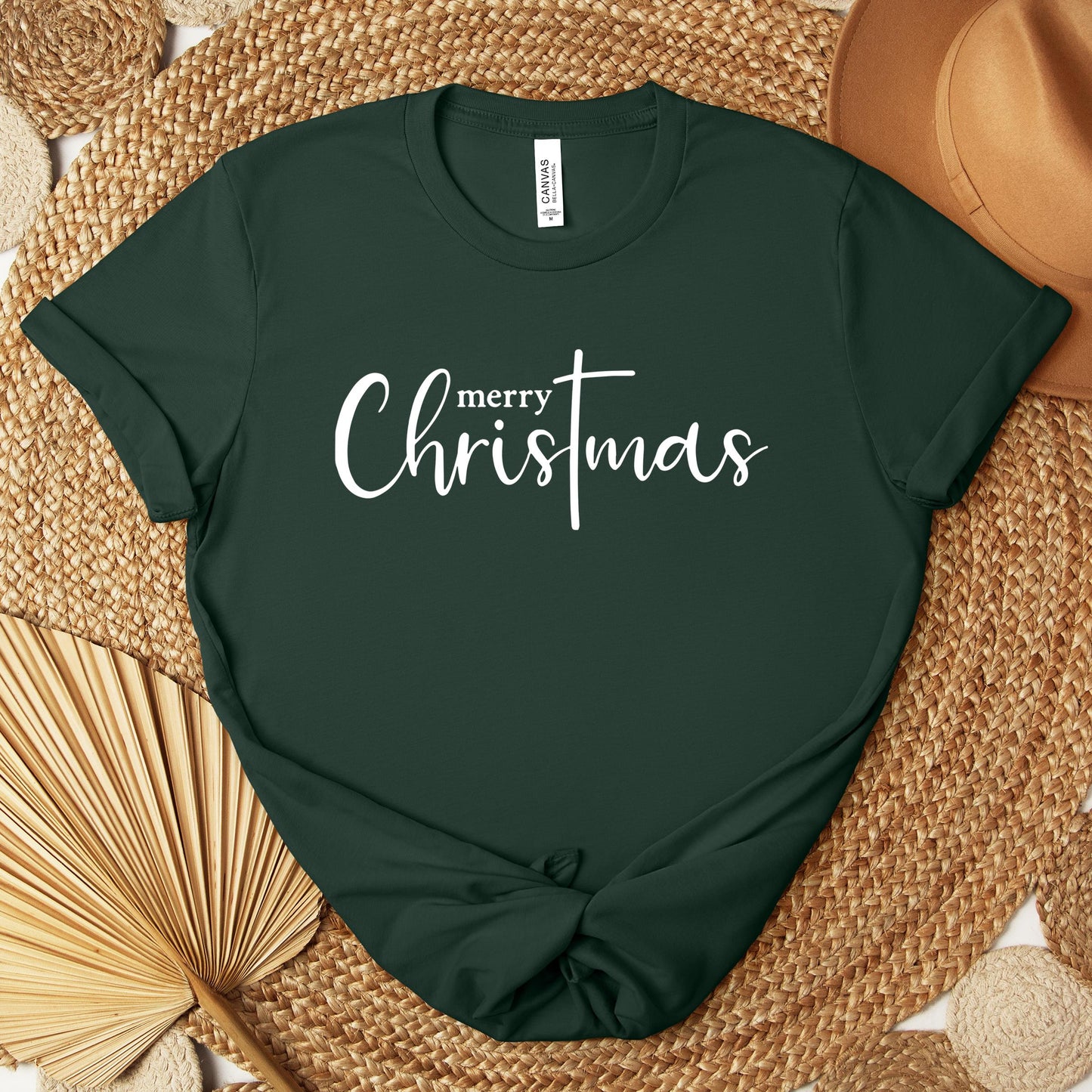 Merry Christmas Cross Premium T-shirt