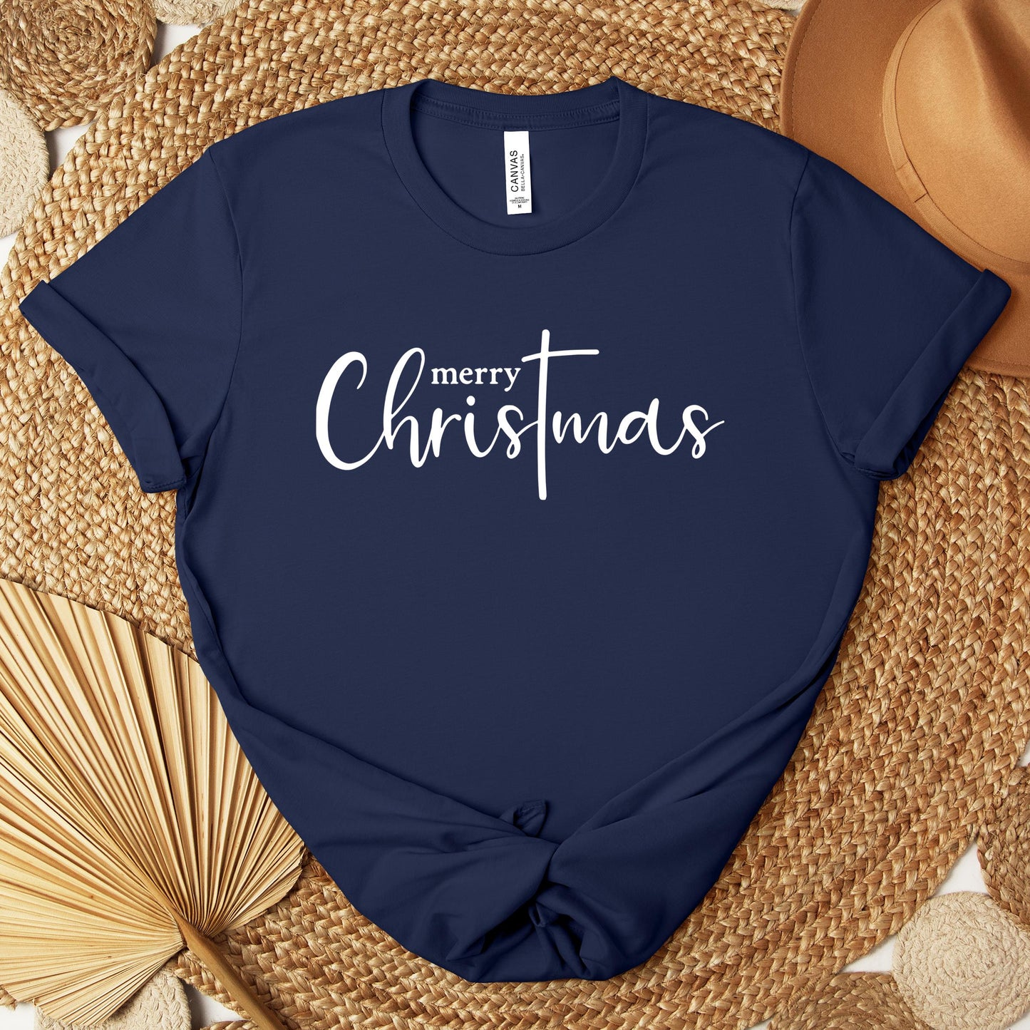Merry Christmas Cross Premium T-shirt
