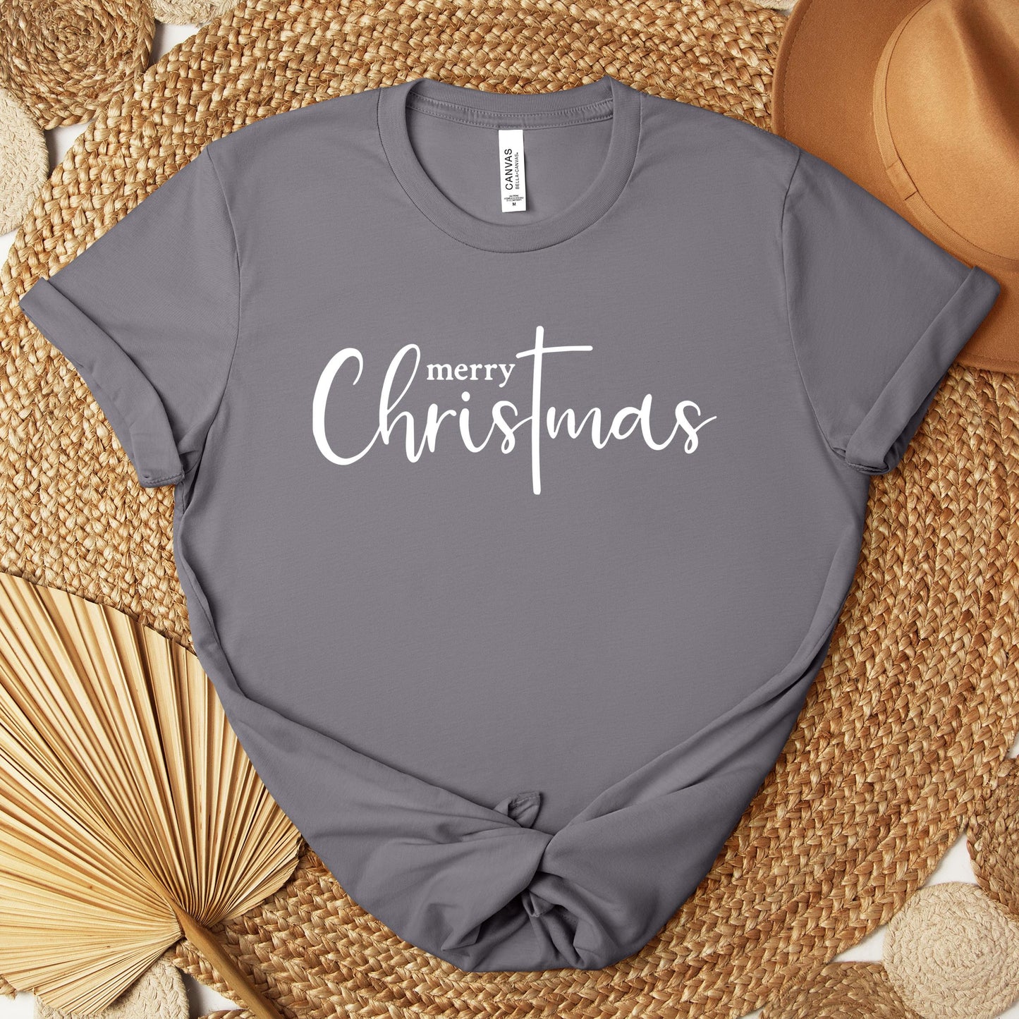 Merry Christmas Cross Premium T-shirt