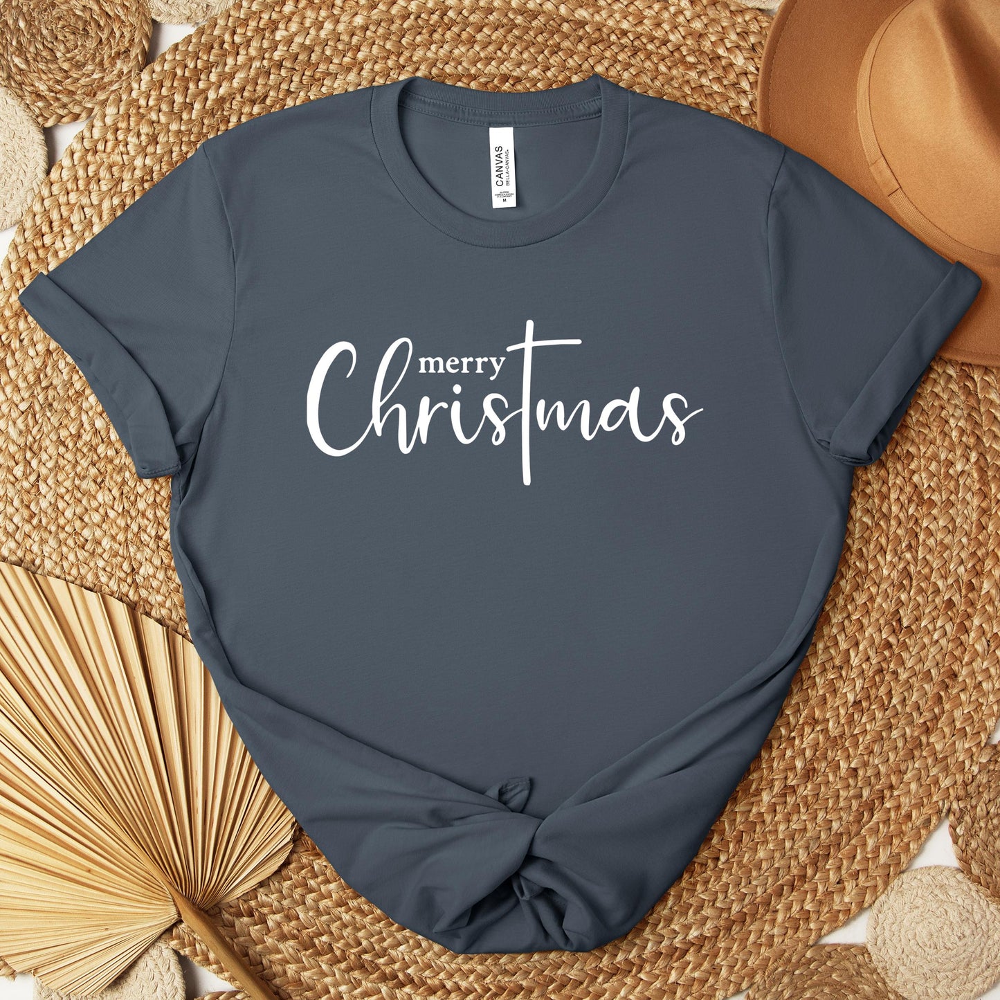 Merry Christmas Cross Premium T-shirt