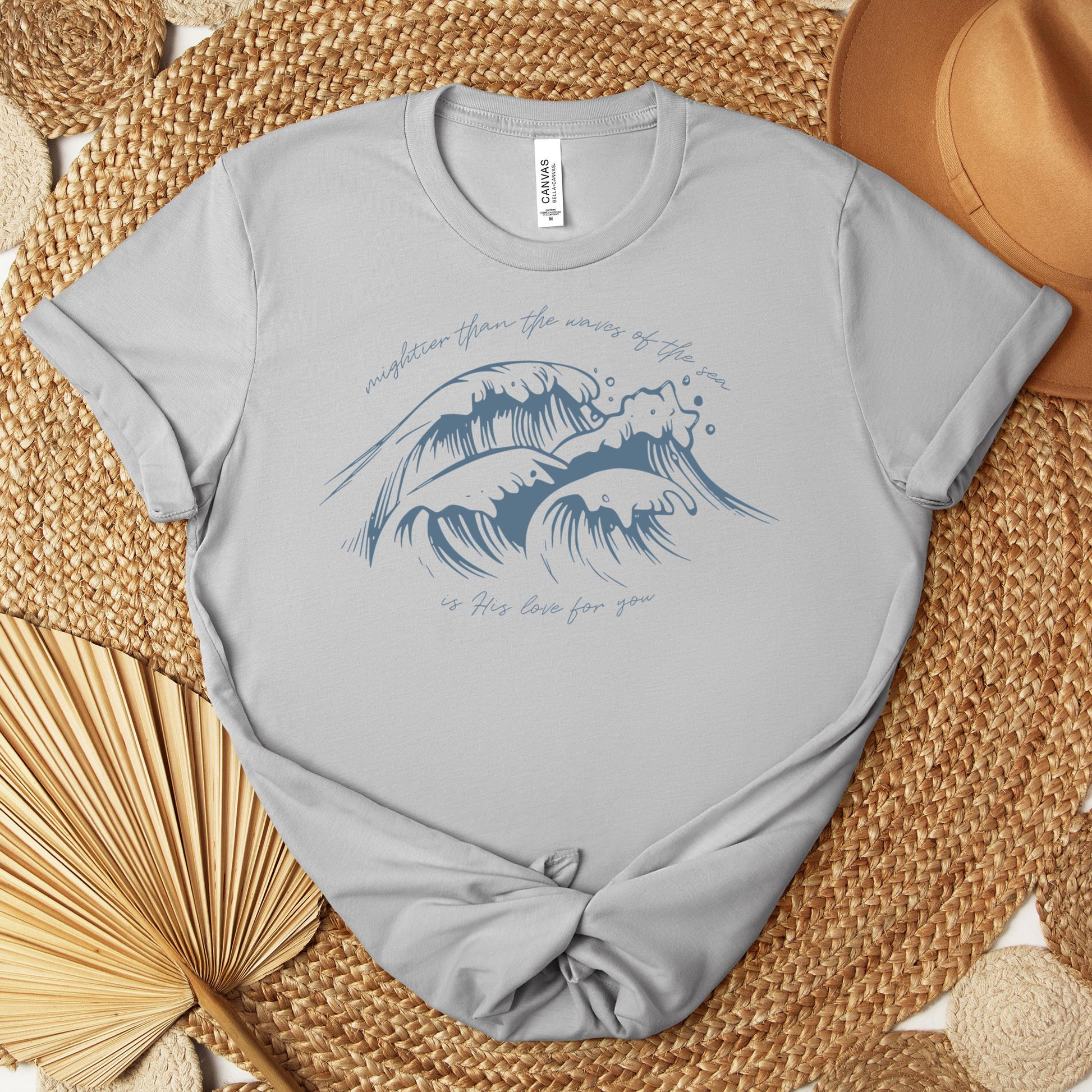 Mightier Than The Waves Of The Sea Is His Love For You Premium T-shirt