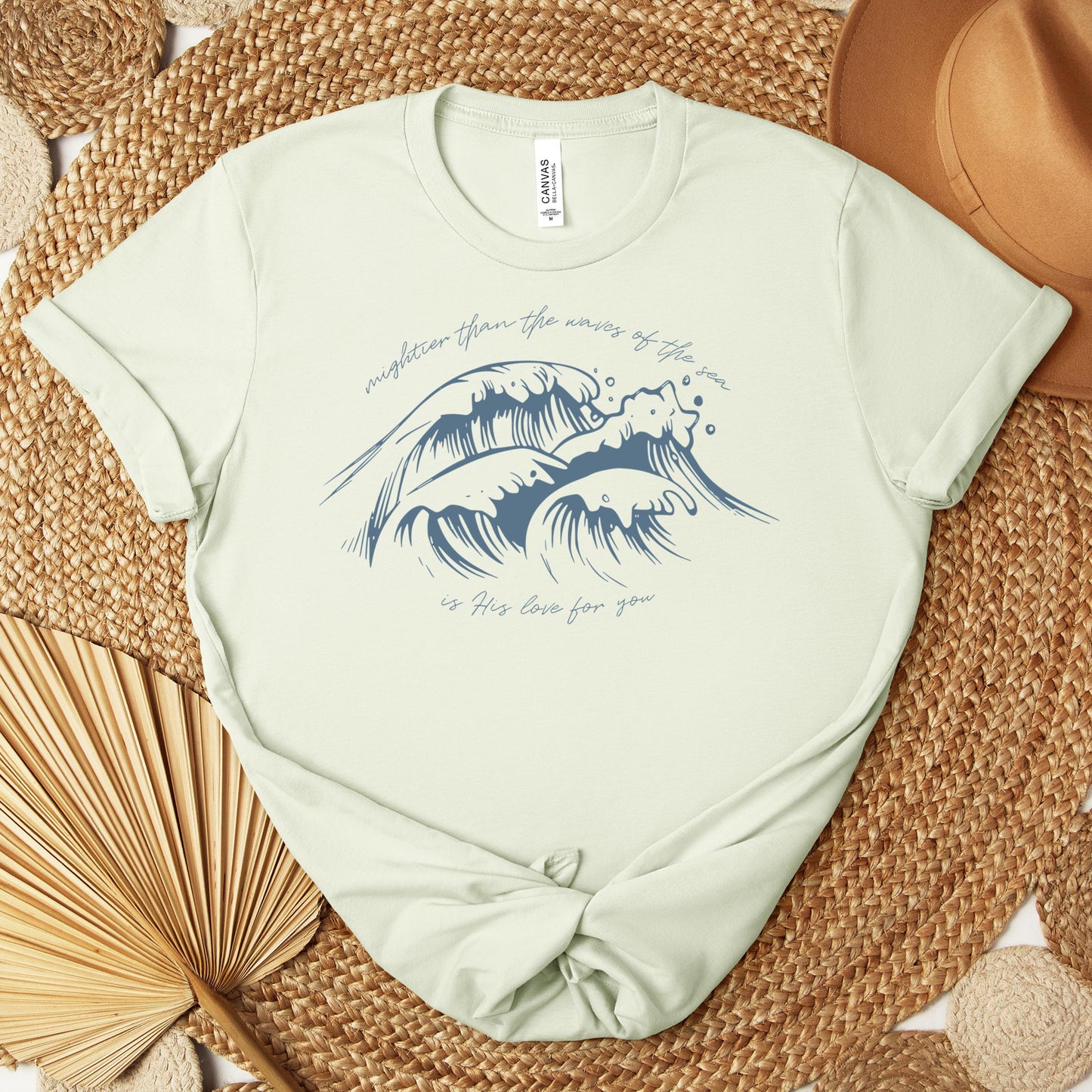 Mightier Than The Waves Of The Sea Is His Love For You Premium T-shirt