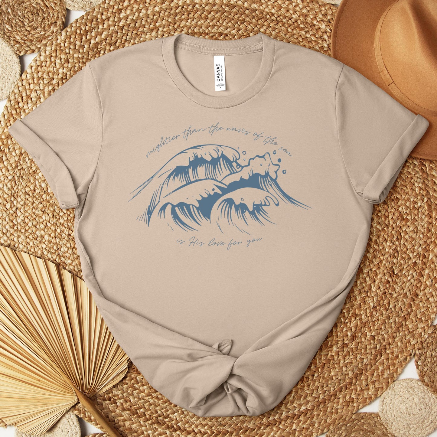 Mightier Than The Waves Of The Sea Is His Love For You Premium T-shirt