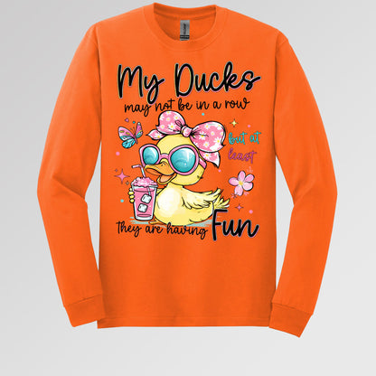 My Ducks May Not Be In A Row But At Least They Are Having Fun 01