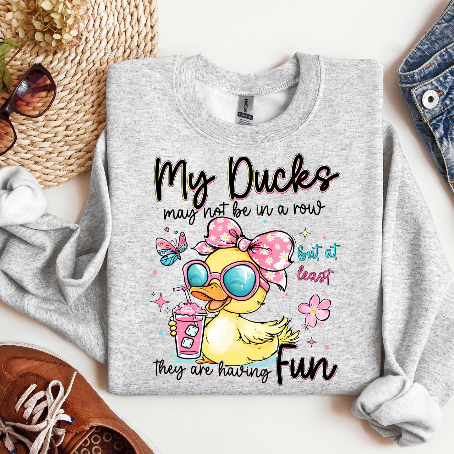 My Ducks May Not Be In A Row But At Least They Are Having Fun 01