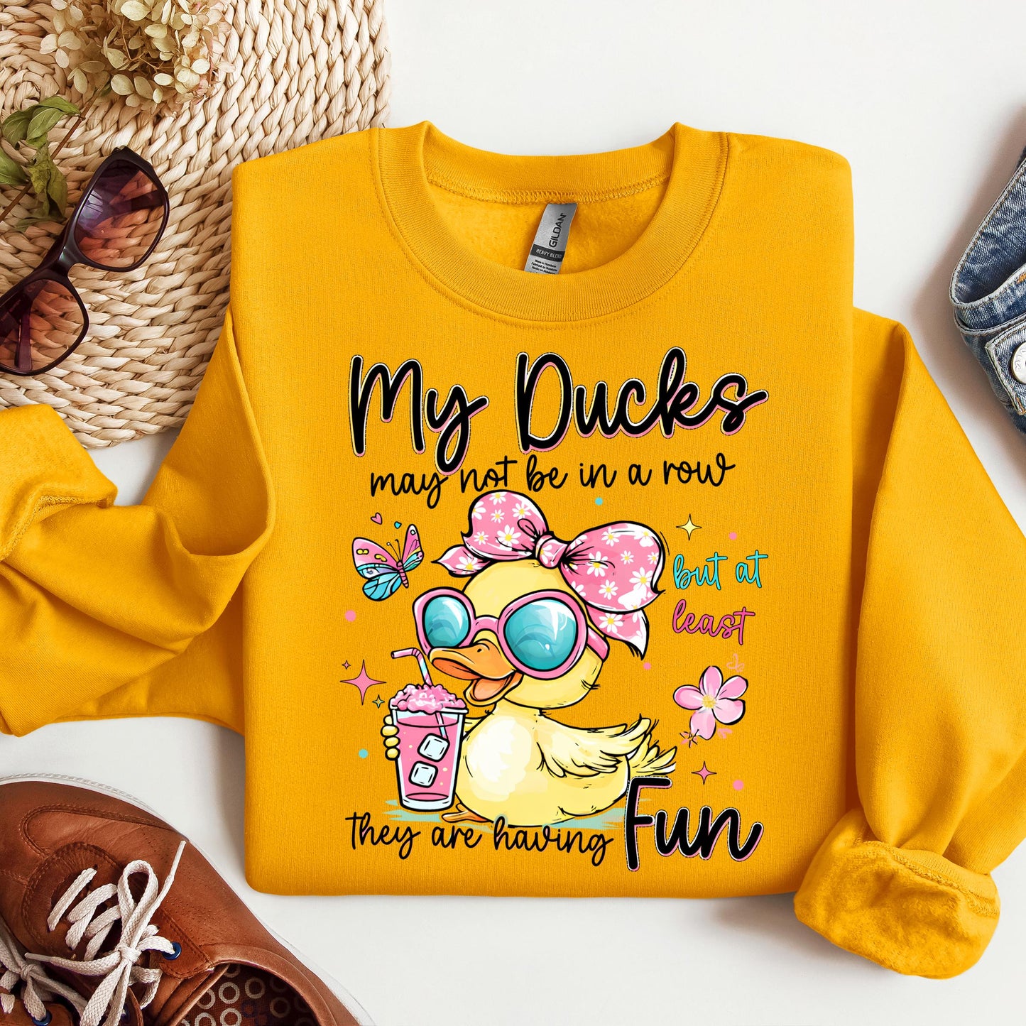 My Ducks May Not Be In A Row But At Least They Are Having Fun 01