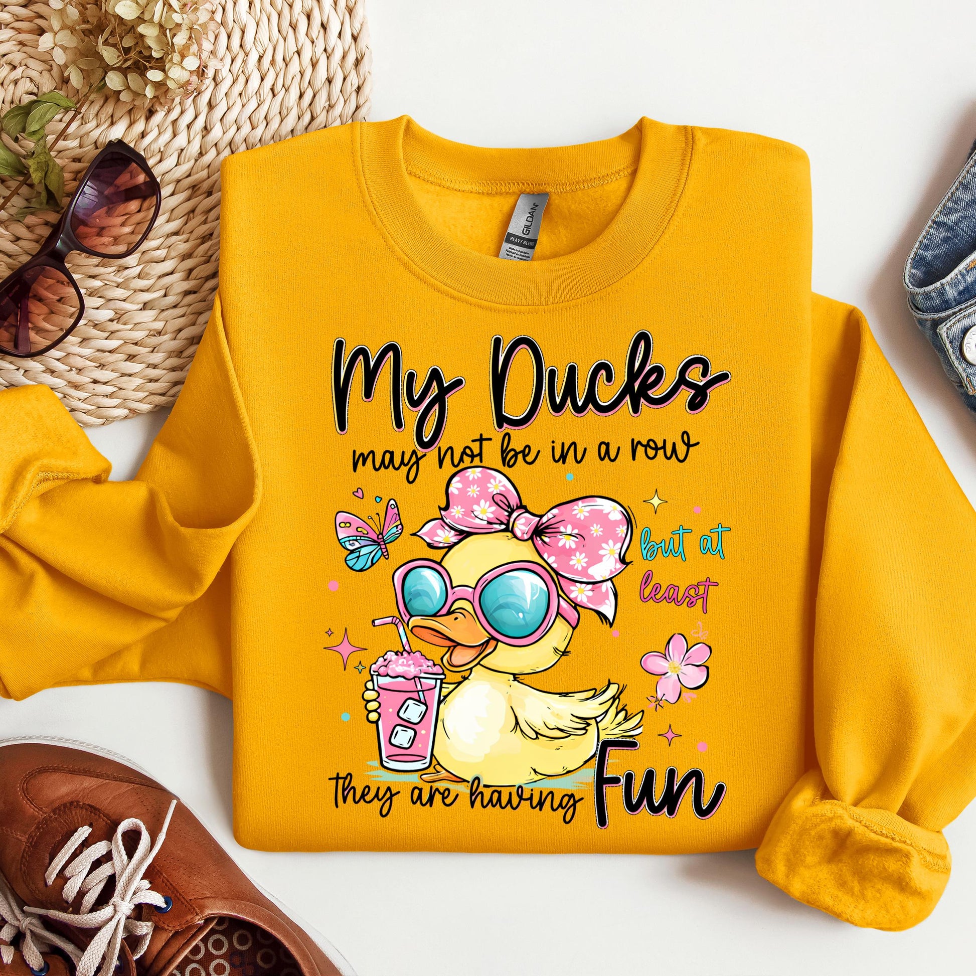 My Ducks May Not Be In A Row But At Least They Are Having Fun 01