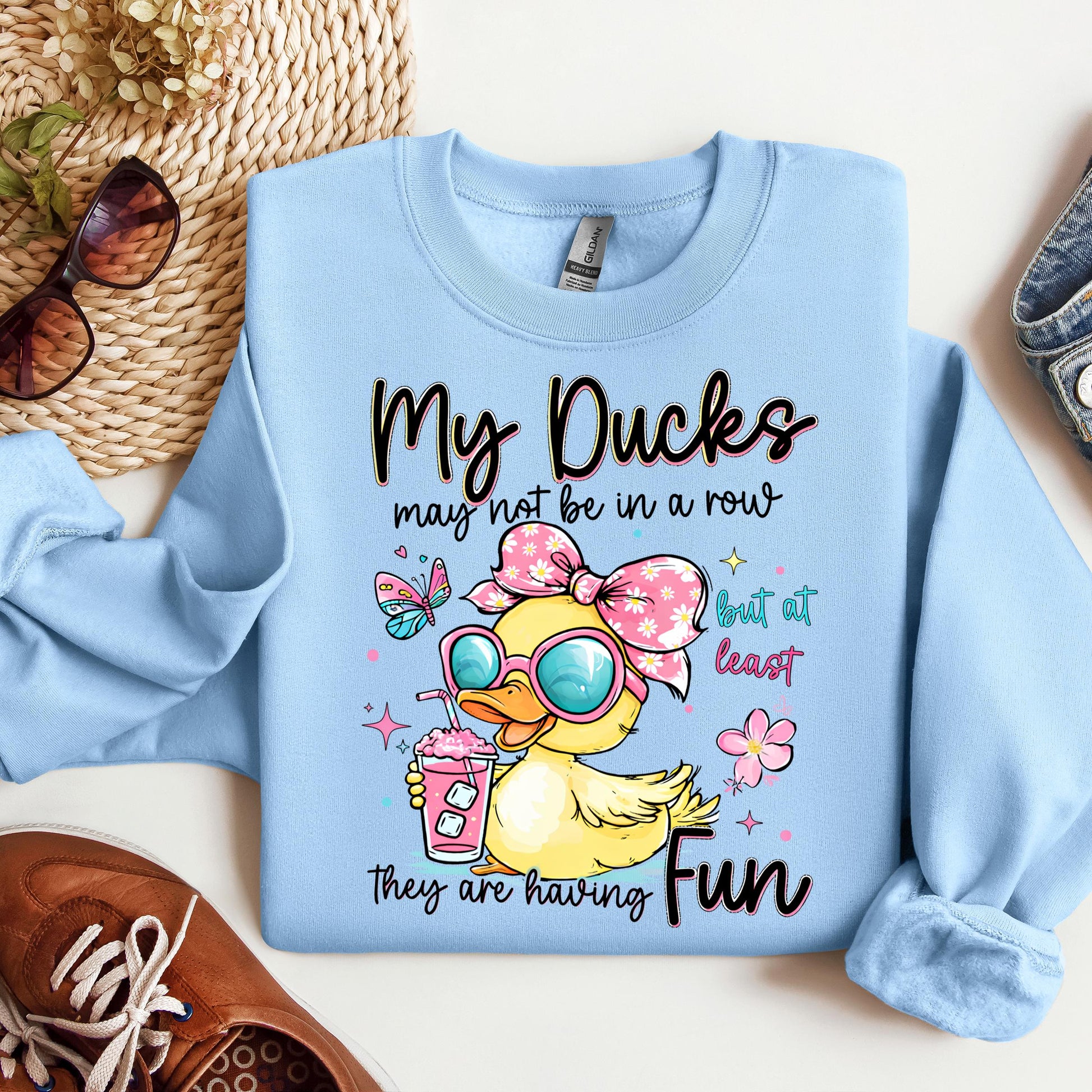 My Ducks May Not Be In A Row But At Least They Are Having Fun 01