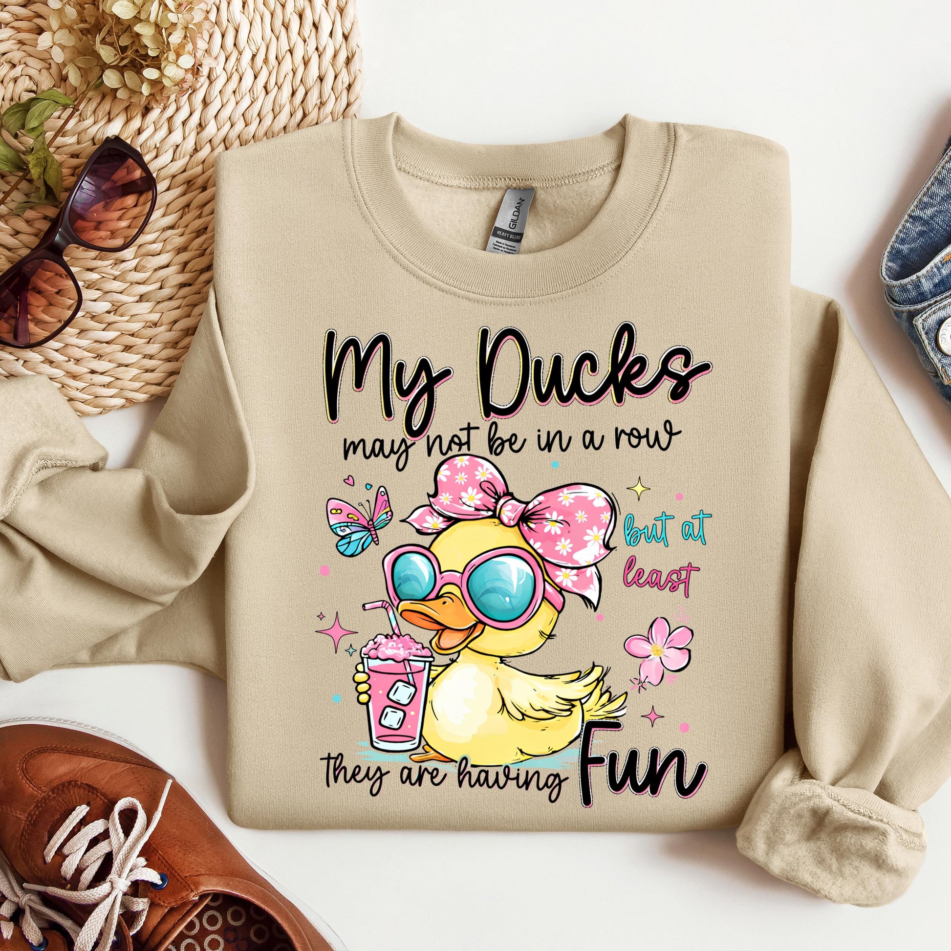 My Ducks May Not Be In A Row But At Least They Are Having Fun 01