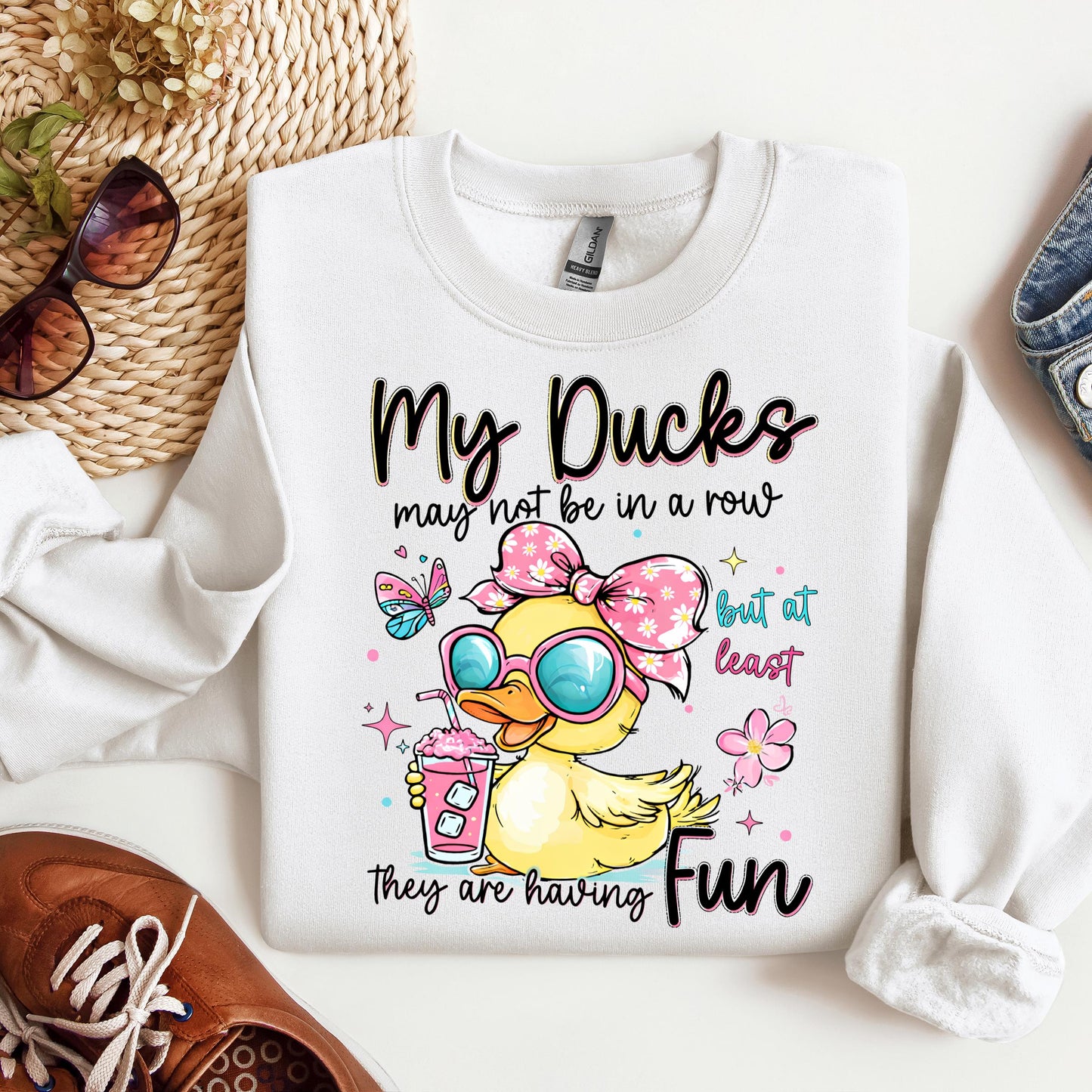 My Ducks May Not Be In A Row But At Least They Are Having Fun 01