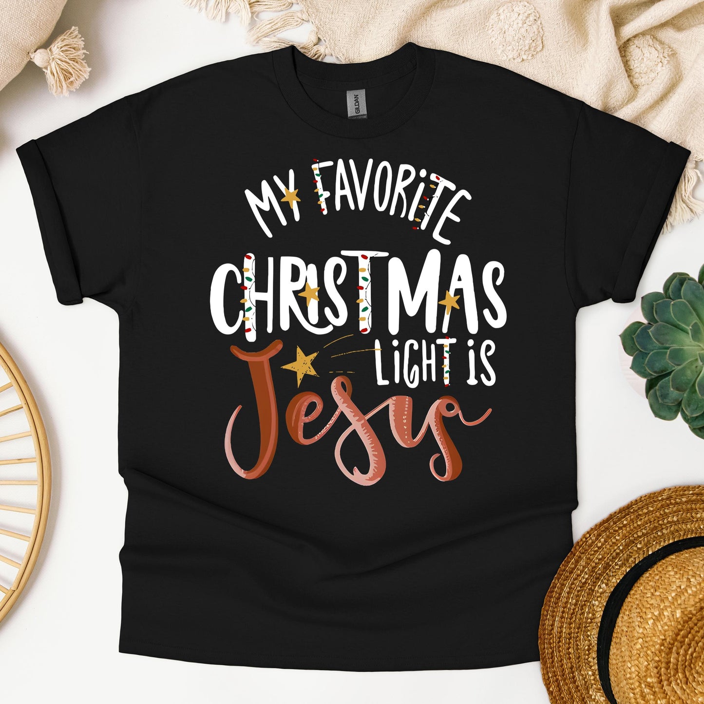 My Favorite Christmas Light Is Jesus