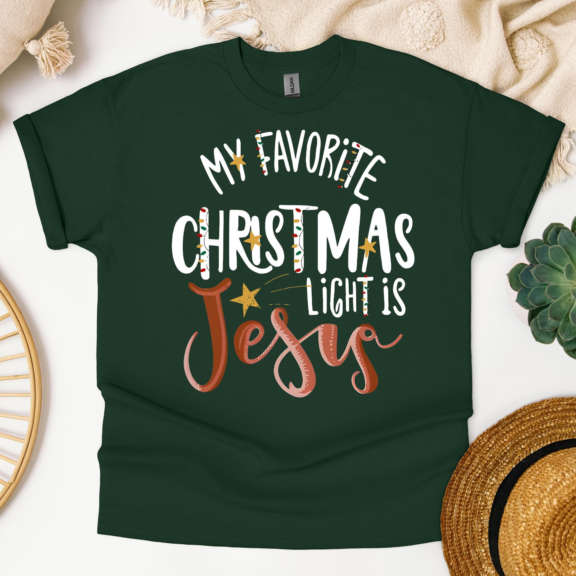 My Favorite Christmas Light Is Jesus