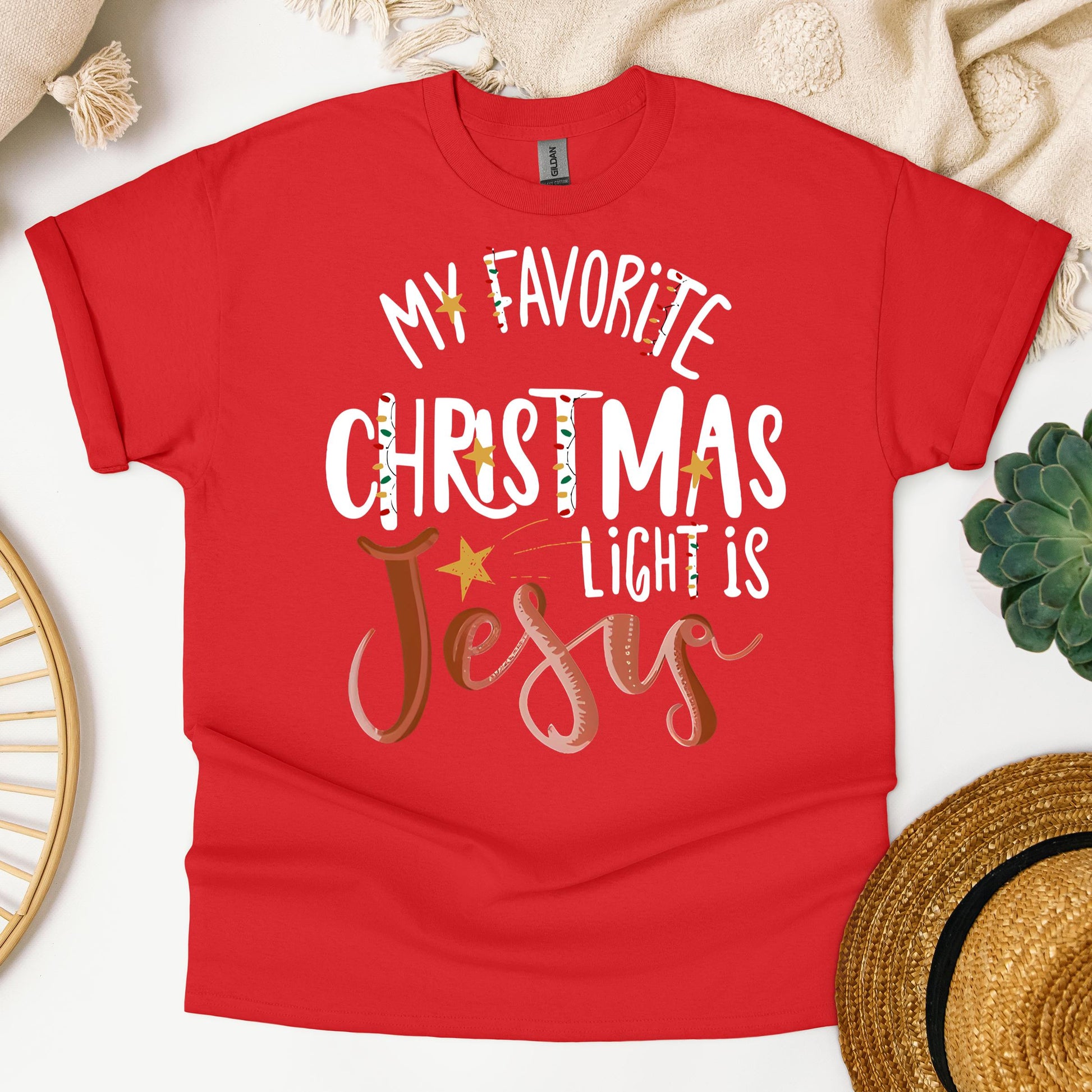 My Favorite Christmas Light Is Jesus