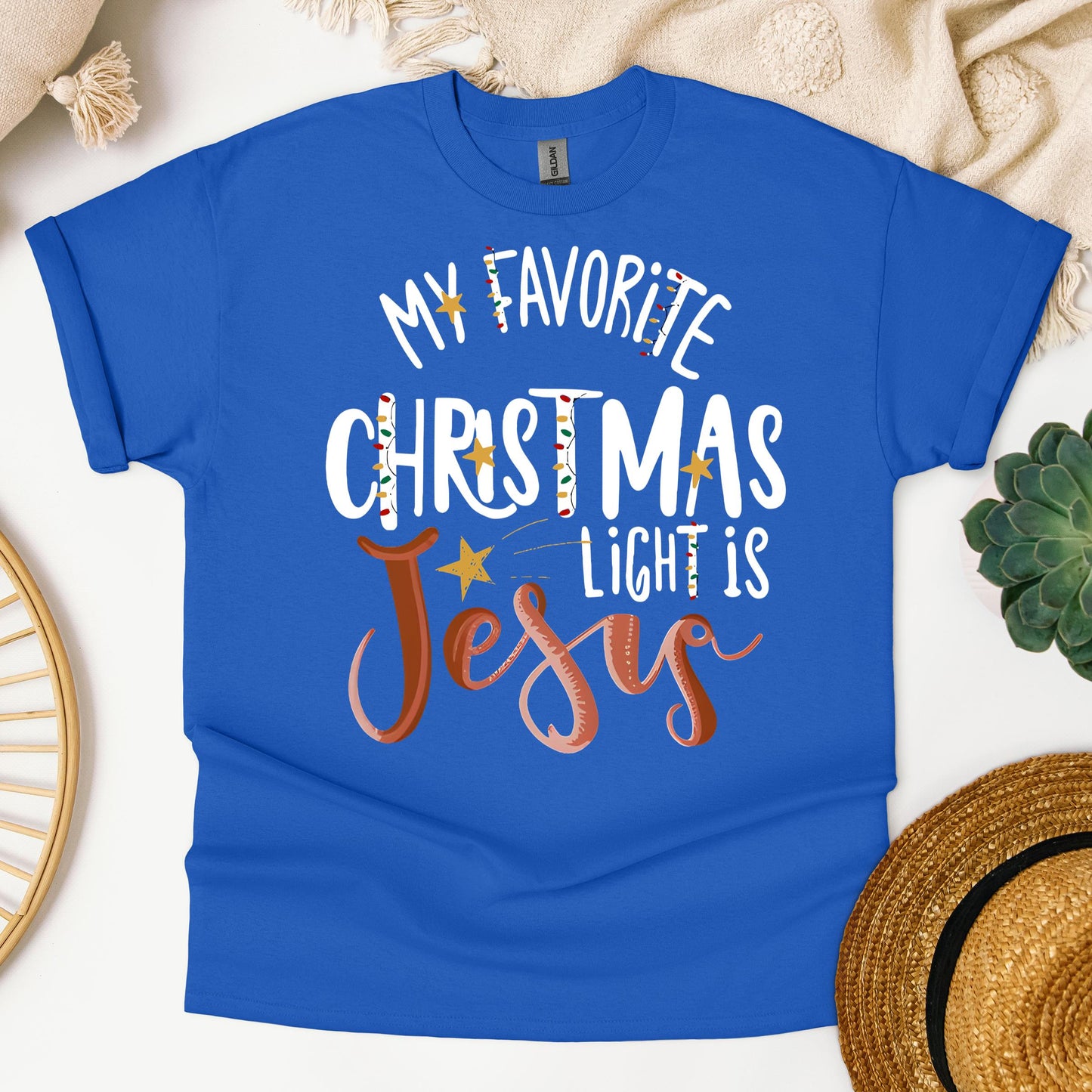 My Favorite Christmas Light Is Jesus