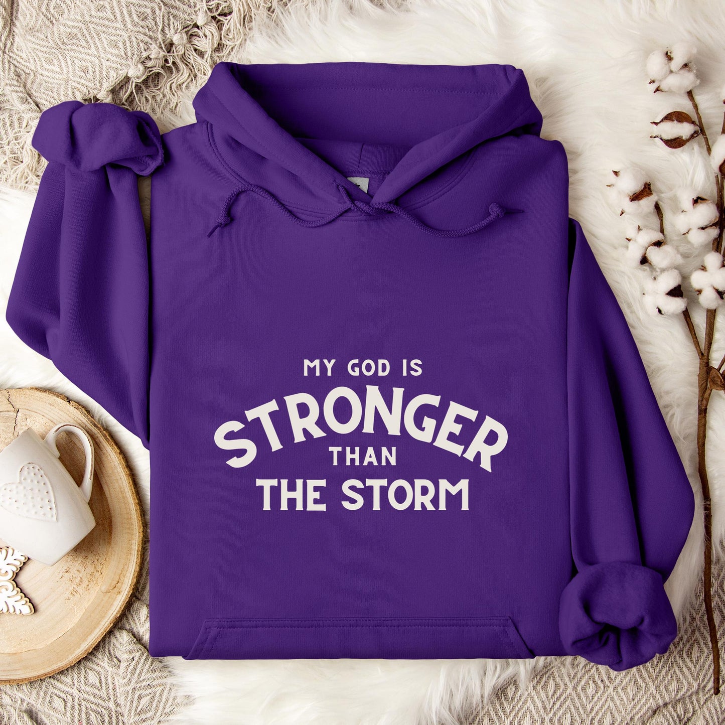My God Is Stronger Than The Storm Hoodie