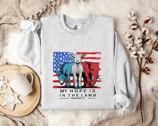 My Hope Is In The Lamp Revelation 7.17 2 Sweatshirt