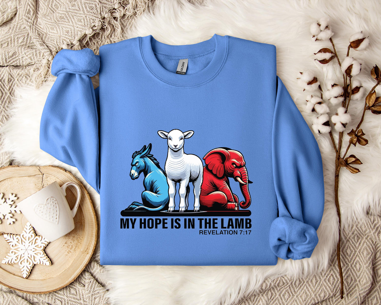 My Hope Is In The Lamp Revelation 7.17 Sweatshirt