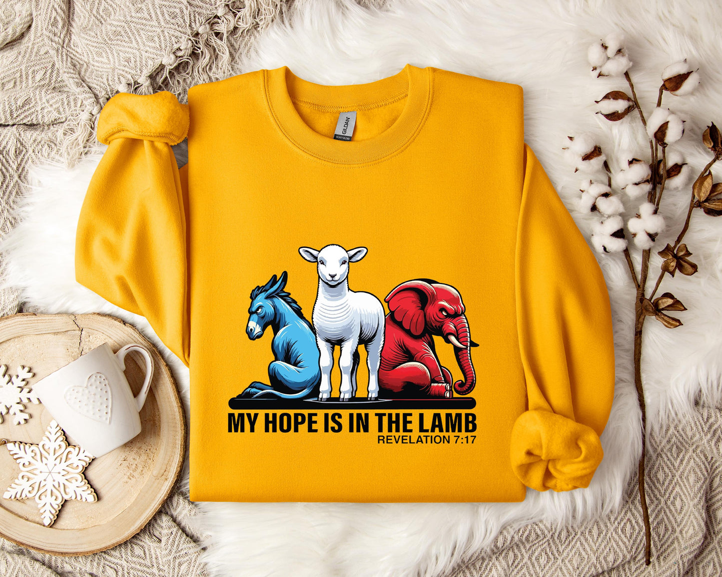 My Hope Is In The Lamp Revelation 7.17 Sweatshirt