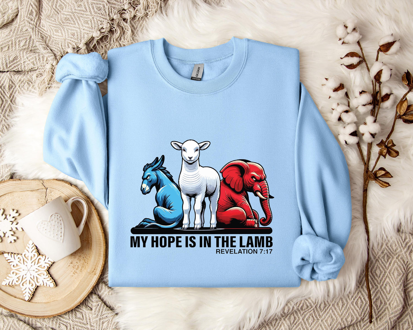 My Hope Is In The Lamp Revelation 7.17 Sweatshirt