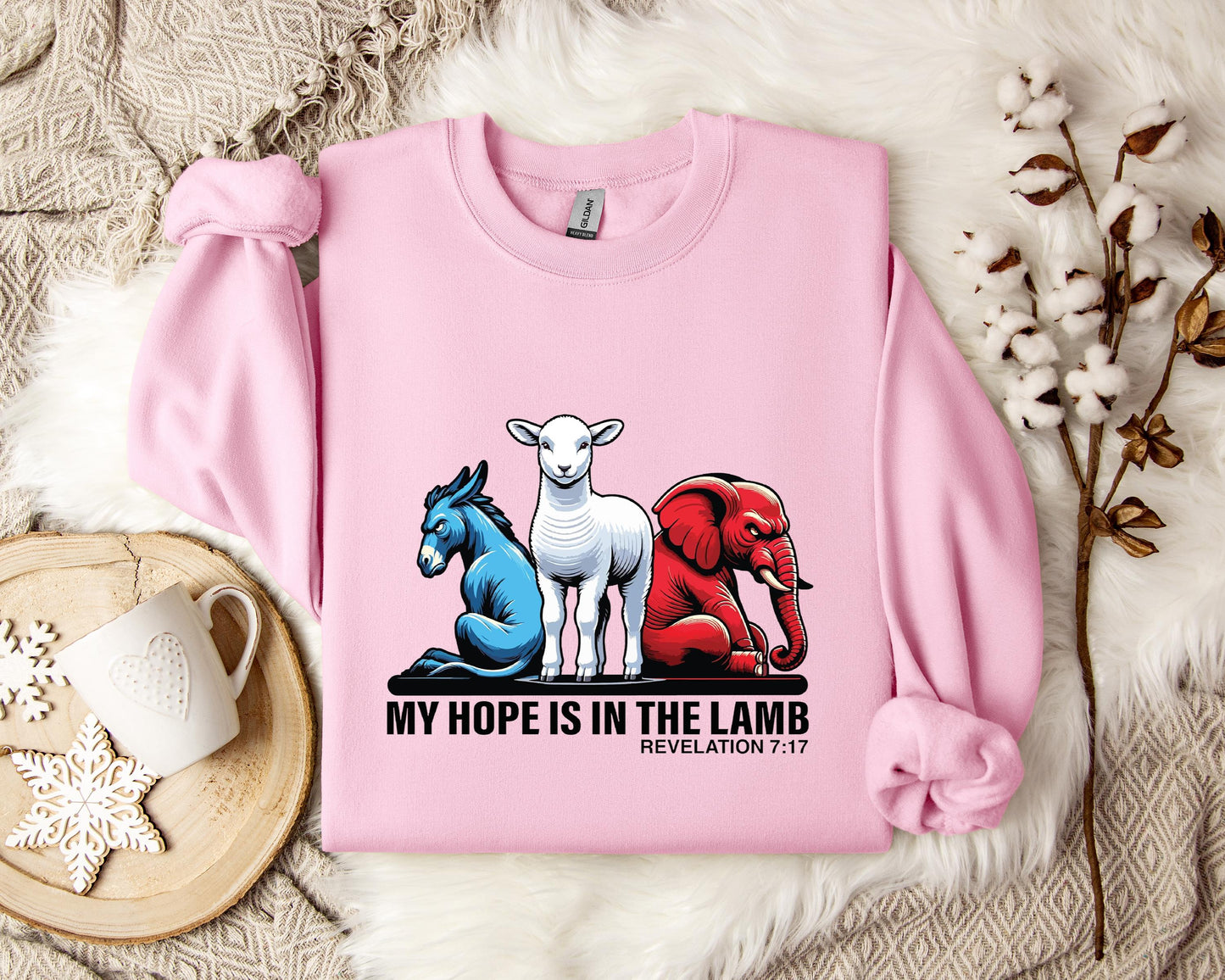 My Hope Is In The Lamp Revelation 7.17 Sweatshirt