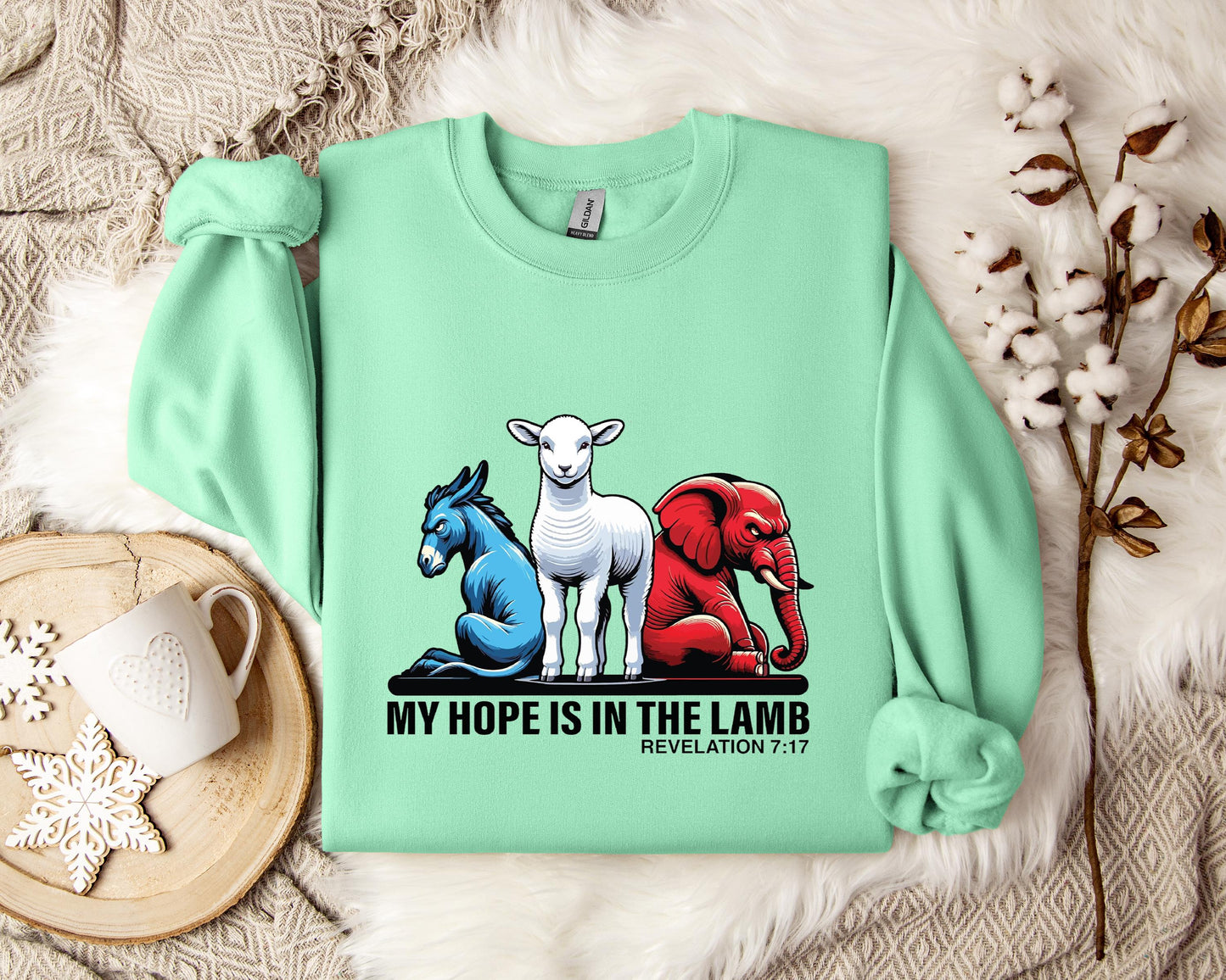 My Hope Is In The Lamp Revelation 7.17 Sweatshirt
