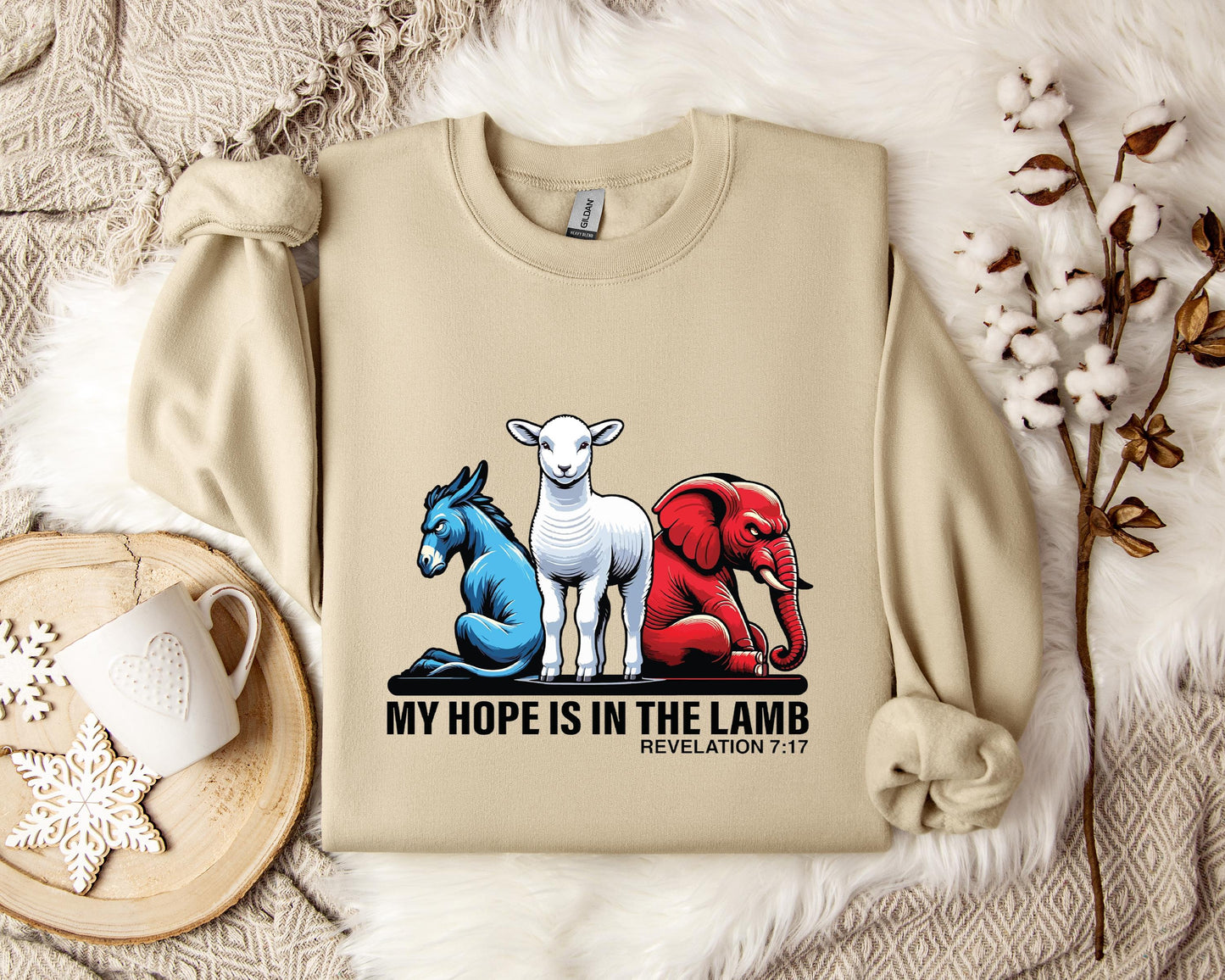 My Hope Is In The Lamp Revelation 7.17 Sweatshirt