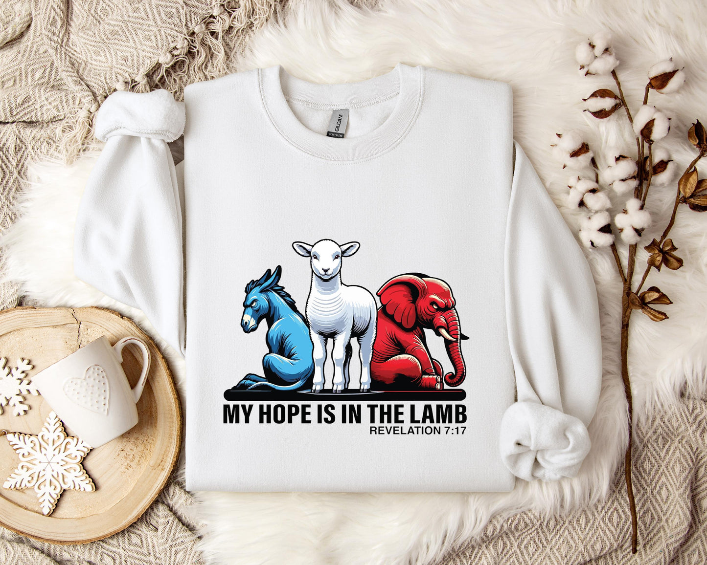 My Hope Is In The Lamp Revelation 7.17 Sweatshirt