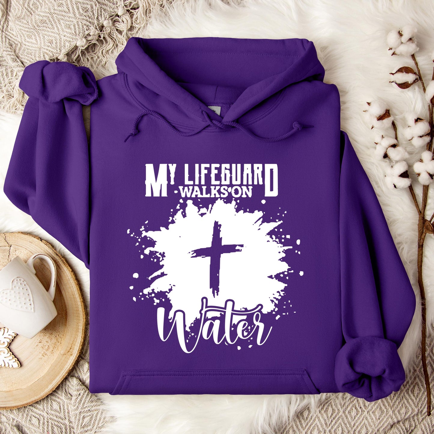 My Lifeguard Walks On Water Hoodie