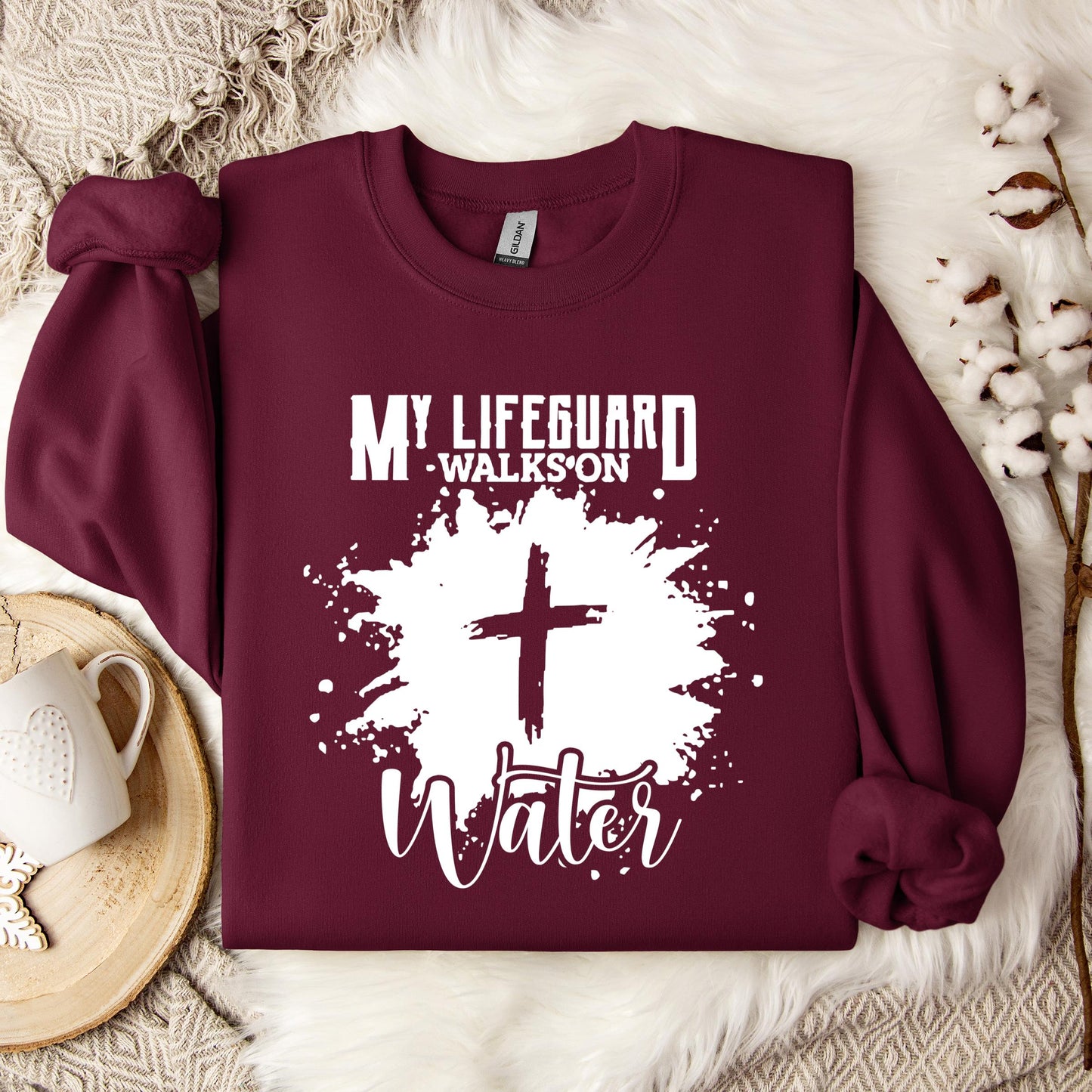 My Lifeguard Walks On Water Sweatshirt