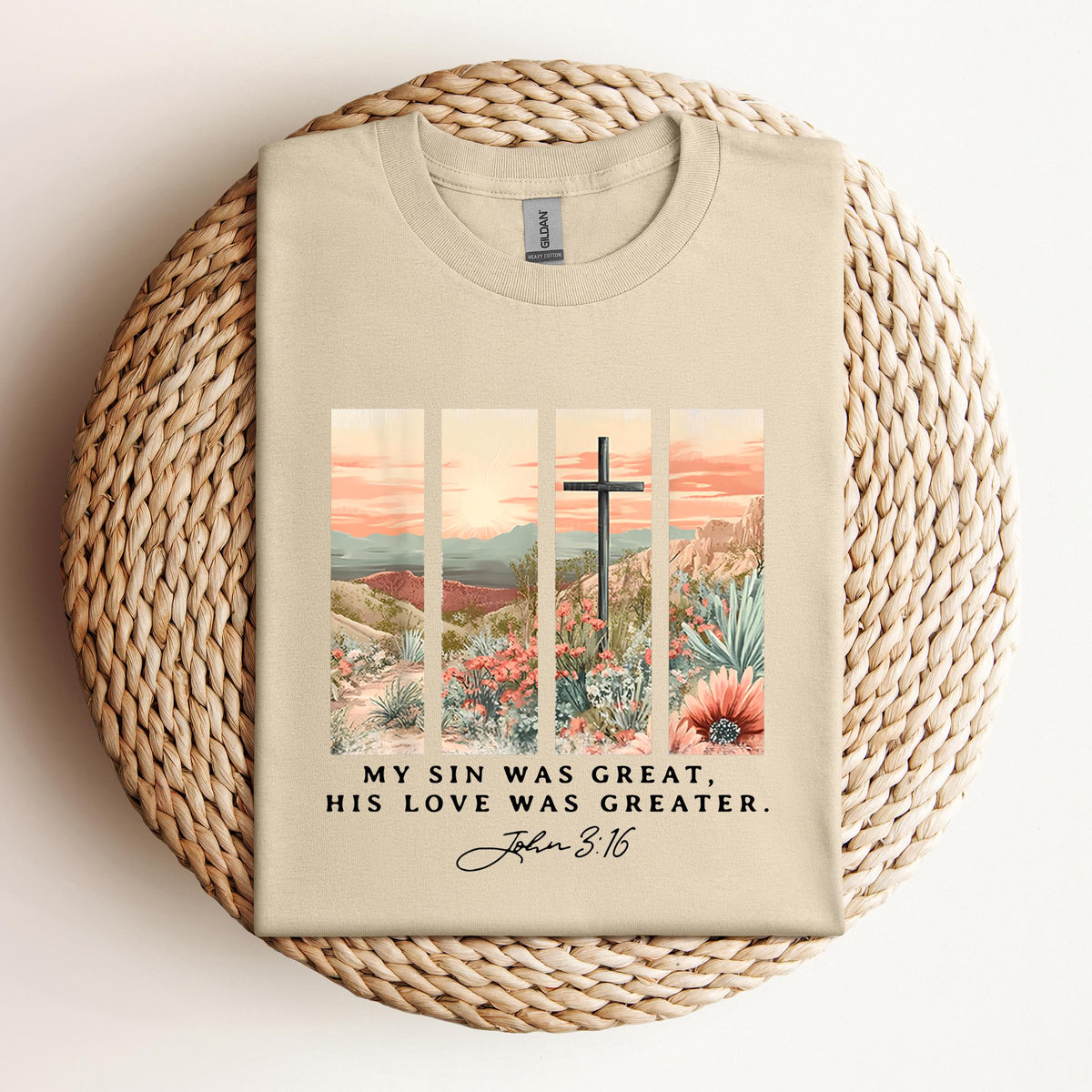 My Sin Was Great His Love Was Greater John 3.16