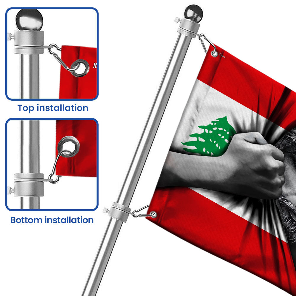 Jesus Flag One Nation Under God Lebanon Grommet Flag