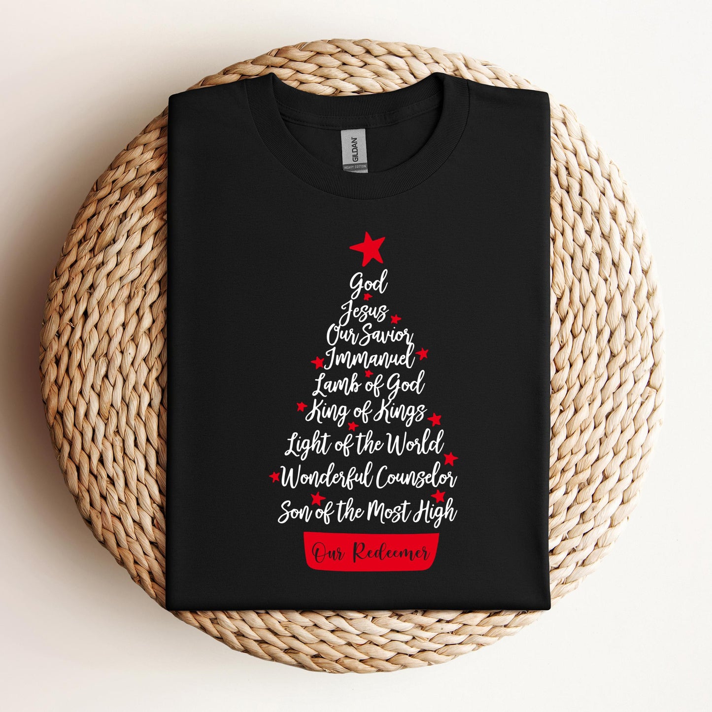 Name Of Jesus Christmas Tree 01