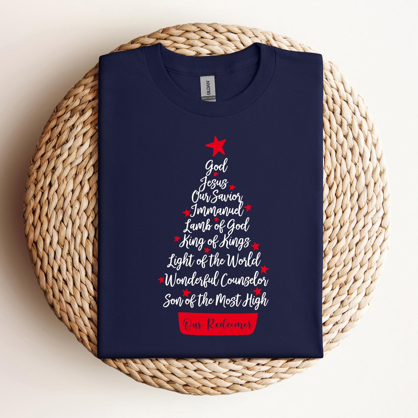 Name Of Jesus Christmas Tree 01