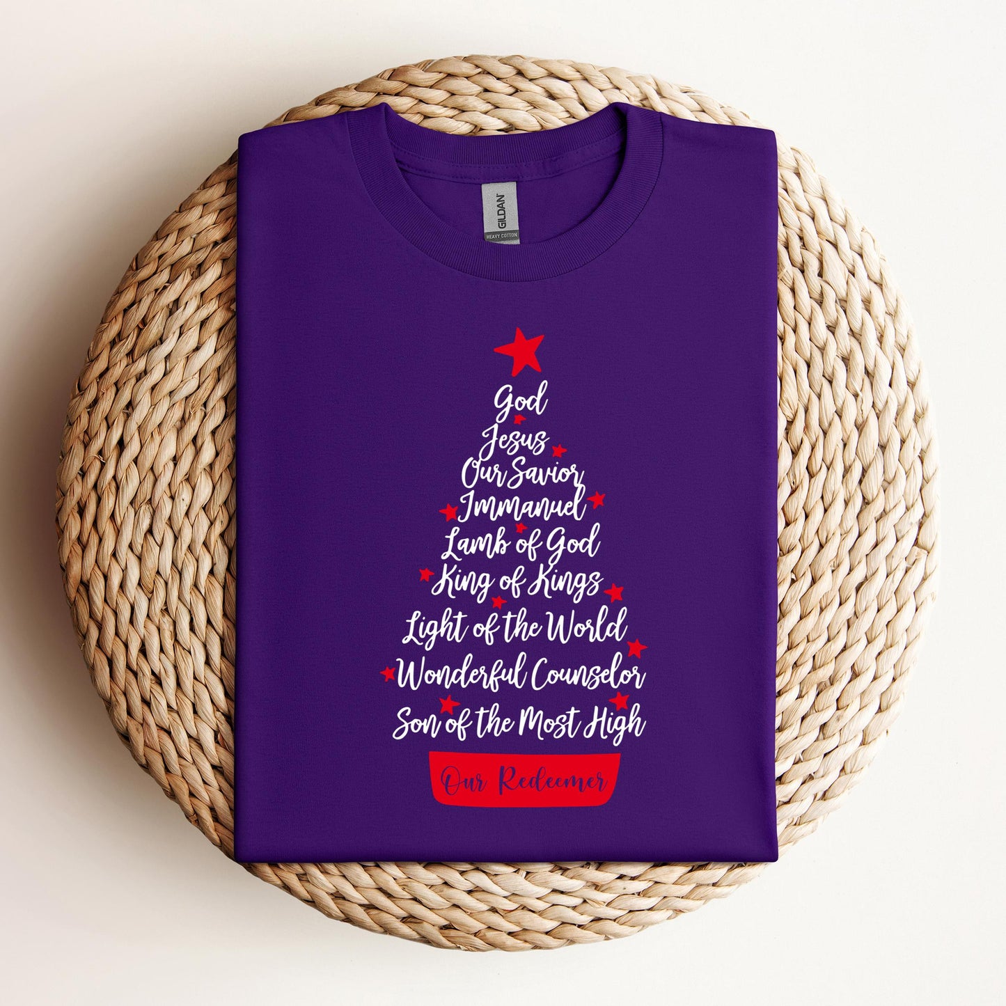 Name Of Jesus Christmas Tree 01