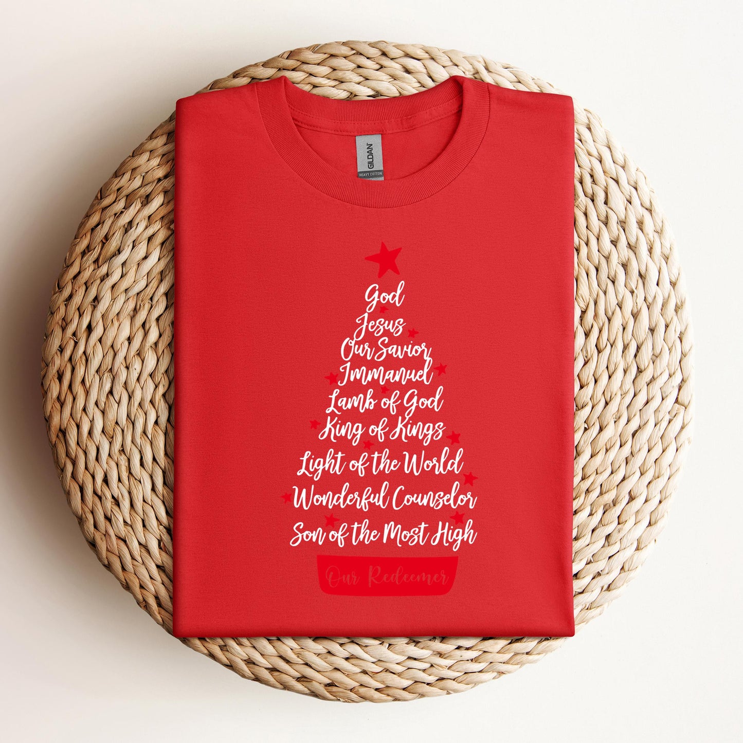 Name Of Jesus Christmas Tree 01