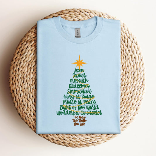 Name Of Jesus Christmas Tree 02