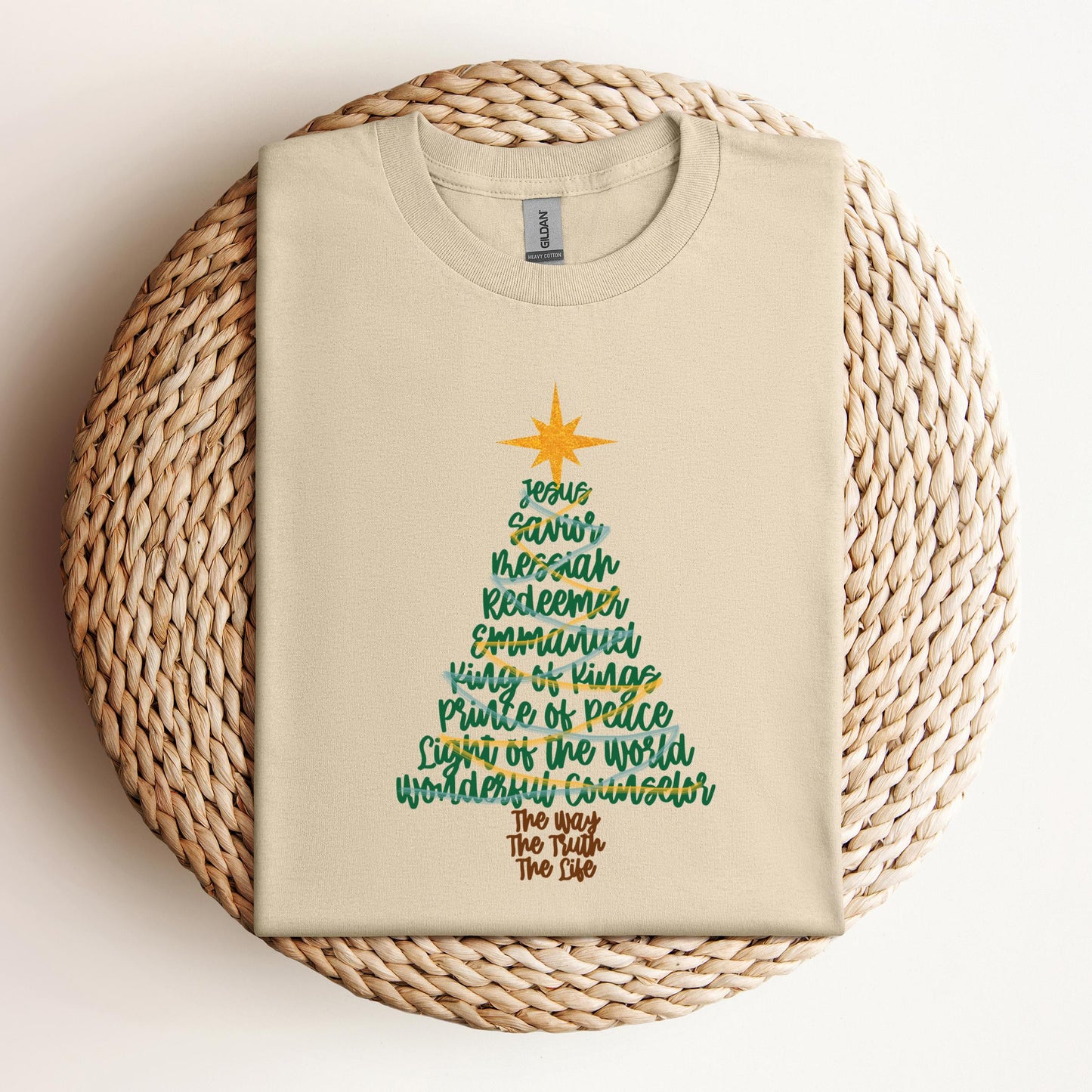 Name Of Jesus Christmas Tree 02