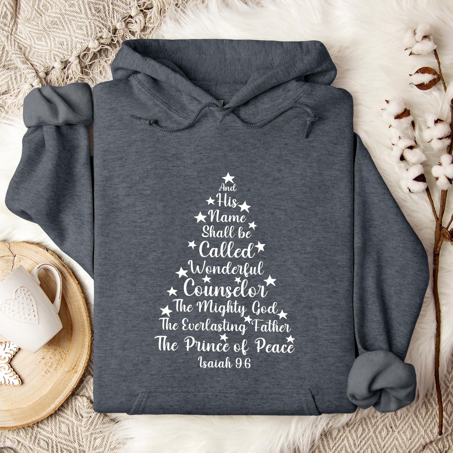 Name Of Jesus Christmas Tree 03 Hoodie