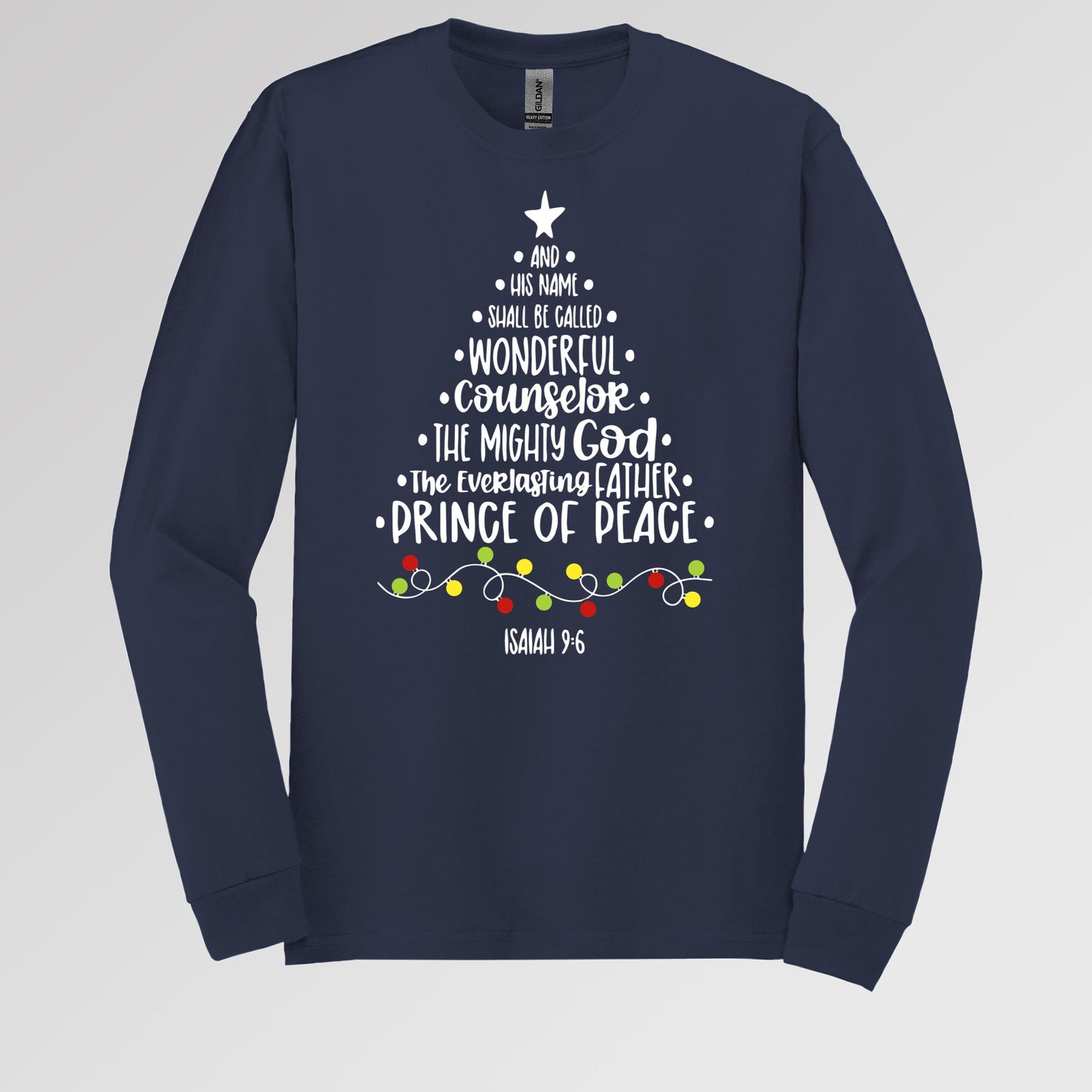 Name Of Jesus Christmas Tree Isaiah 9.6