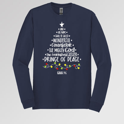 Name Of Jesus Christmas Tree Isaiah 9.6