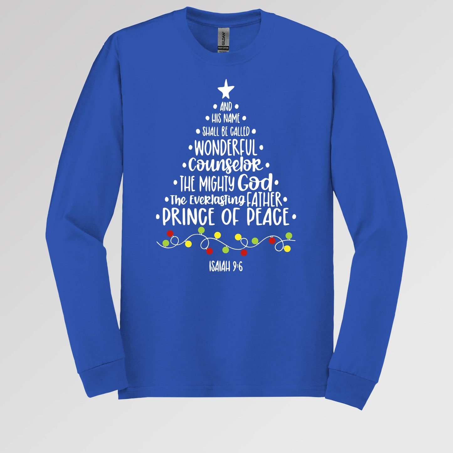 Name Of Jesus Christmas Tree Isaiah 9.6